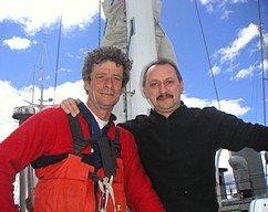 Cezary Bartosiewicz i Christophe Auguin na Selmie